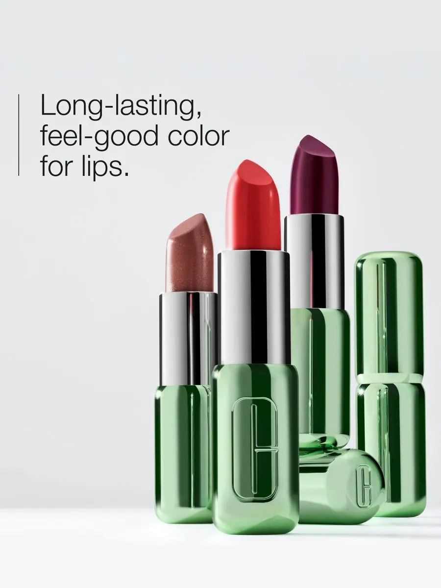 Помада Pop Longwear Shine, 0,14 унции Clinique, цвет blush pop — изображение 4 из 10