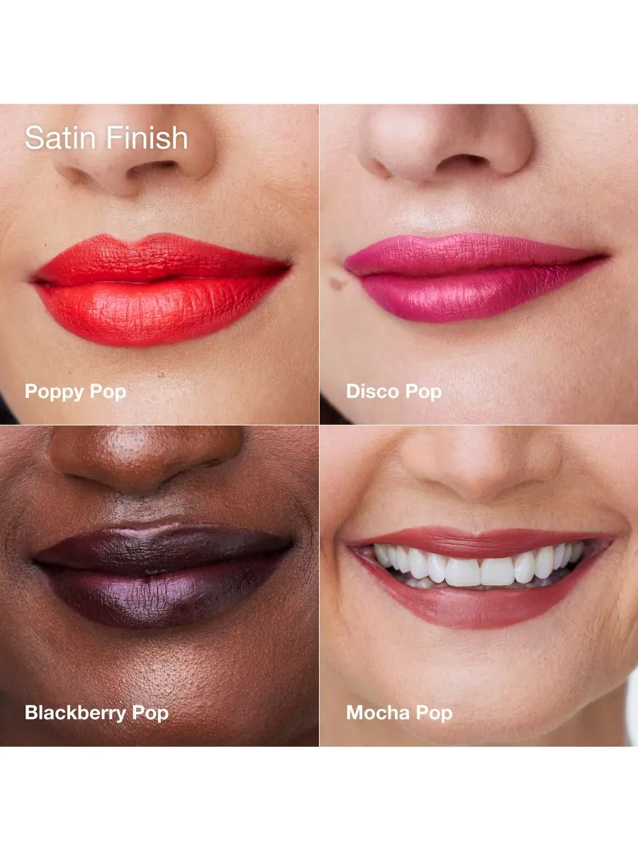 Помада Pop Longwear Shine, 0,14 унции Clinique, цвет blush pop — изображение 9 из 10