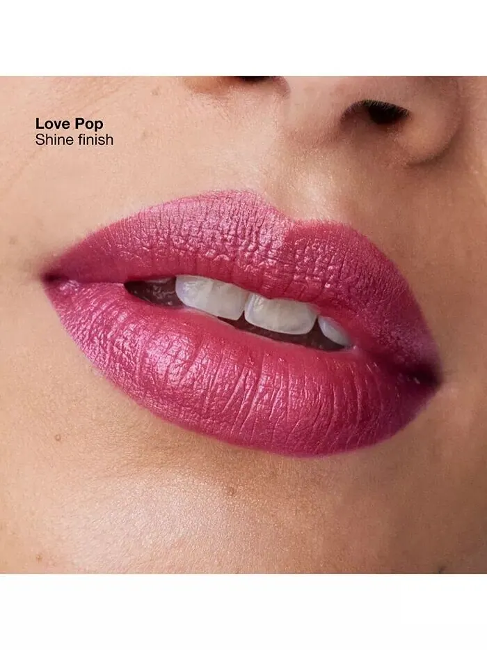 Губная помада Pop Longwear Shine, 0,14 унции Clinique, цвет Love Pop — изображение 3 из 12