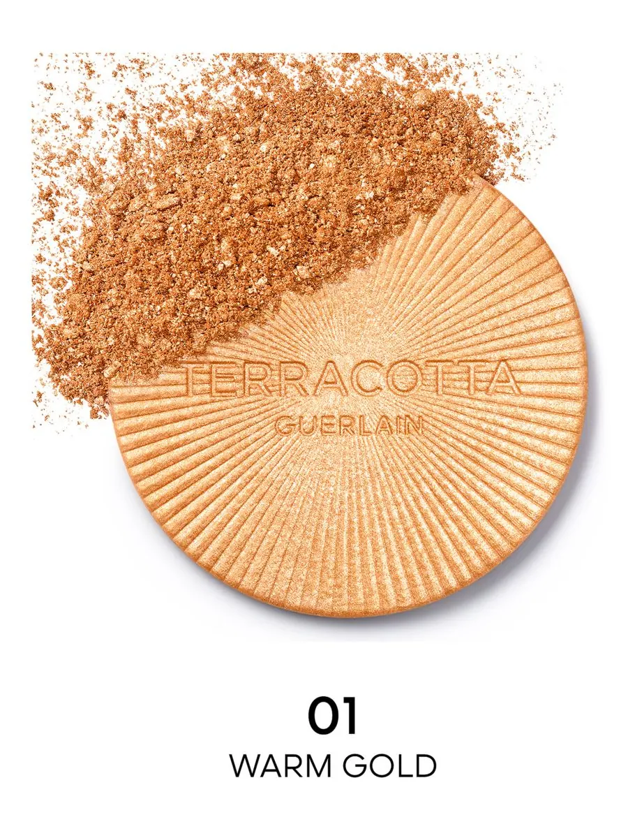 Терракотовая пудра-хайлайтер Luminizer GUERLAIN — изображение 2 из 7