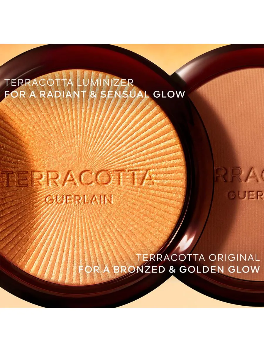 Терракотовая пудра-хайлайтер Luminizer GUERLAIN — изображение 5 из 7