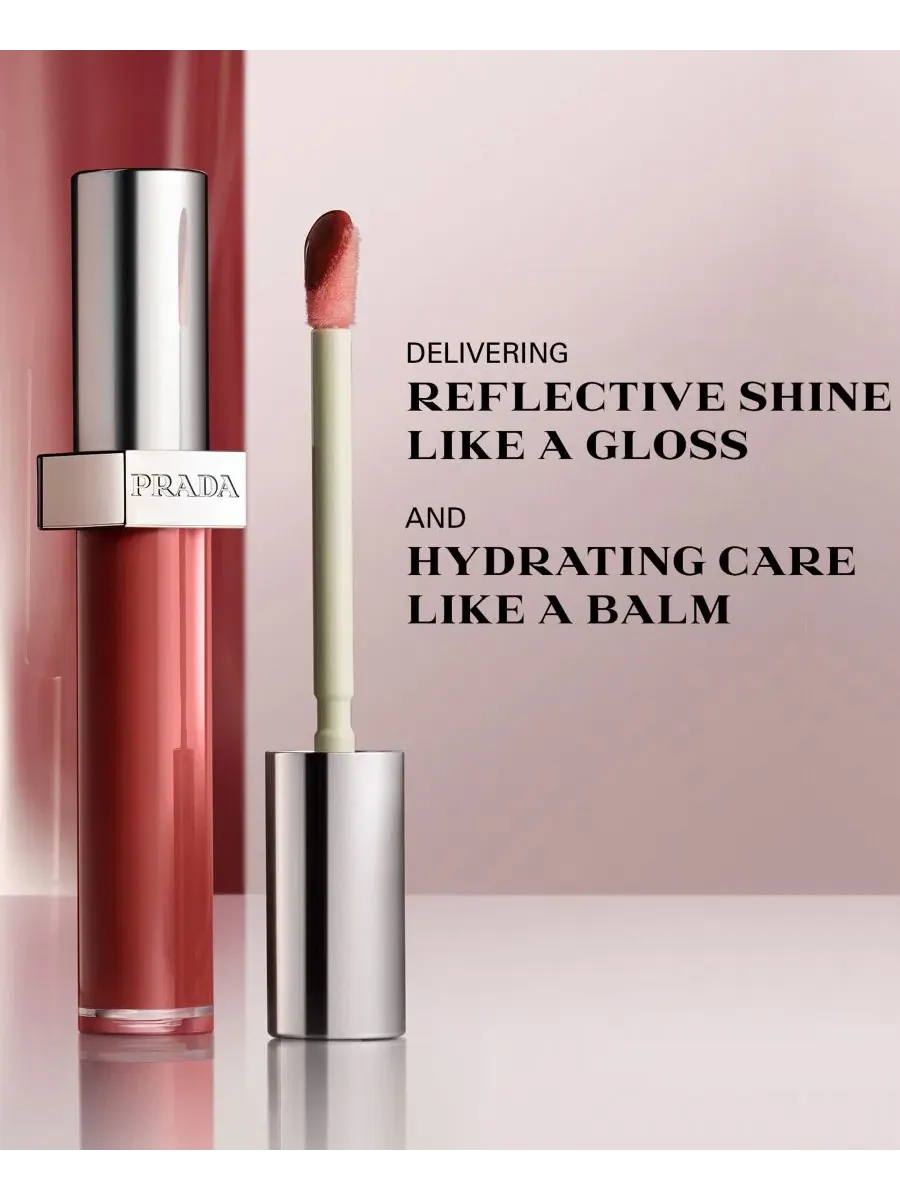 Жидкий бальзам для губ Prada Beauty Reflection, глянцевый — изображение 2 из 7