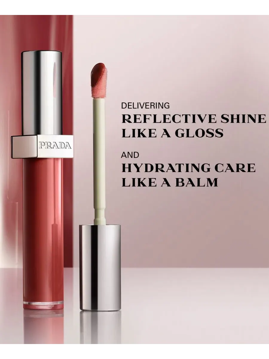 Жидкий бальзам для губ Prada Beauty Reflection, глянцевый, p258 blushware — изображение 2 из 7