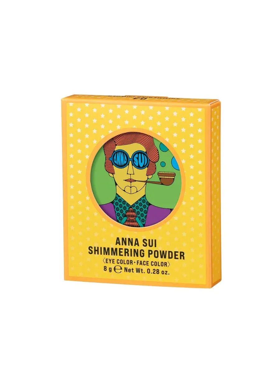 Палетка теней-хайлайтер Shimmering Powder NYC Collection Anna Sui, 03 Drowsy Copper — изображение 3 из 8