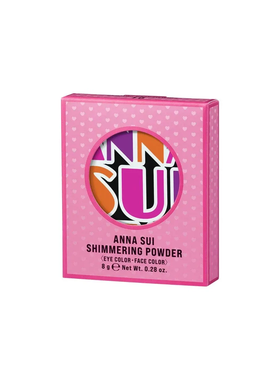 Палетка теней-хайлайтер Shimmering Powder, 8 г, NYC Collection Anna Sui — изображение 3 из 8