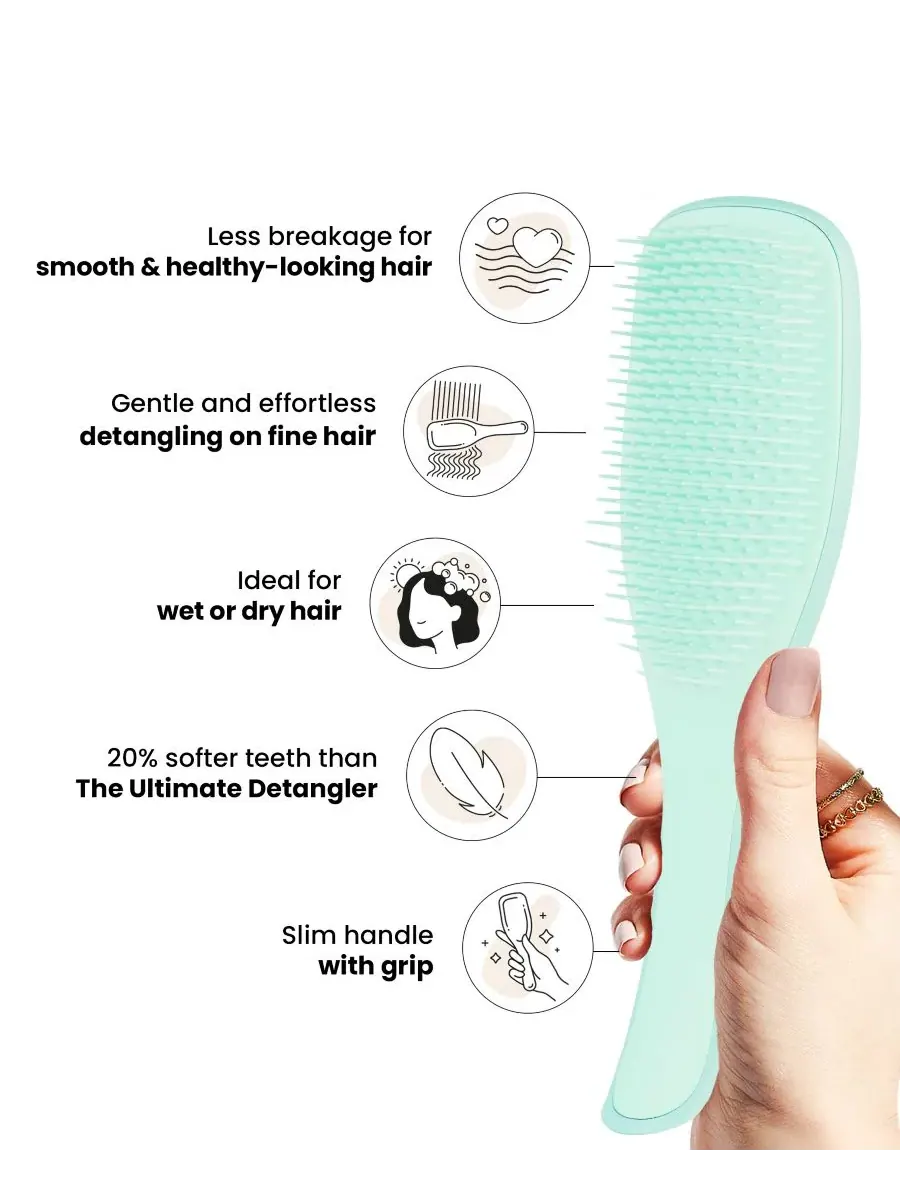 Идеальная расческа для распутывания тонких и ломких волос Tangle Teezer — 5