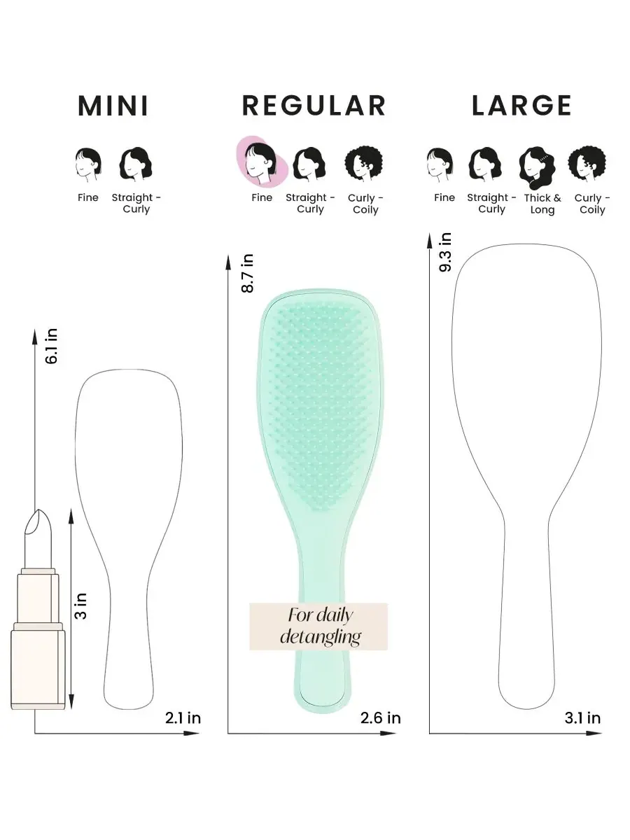 Идеальная расческа для распутывания тонких и ломких волос Tangle Teezer — 7