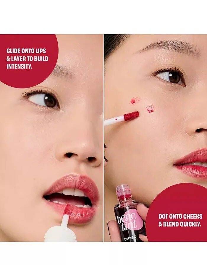 Жидкие румяна для губ и тинт для щек, 0,2 унции Benefit Cosmetics — изображение 5 из 9