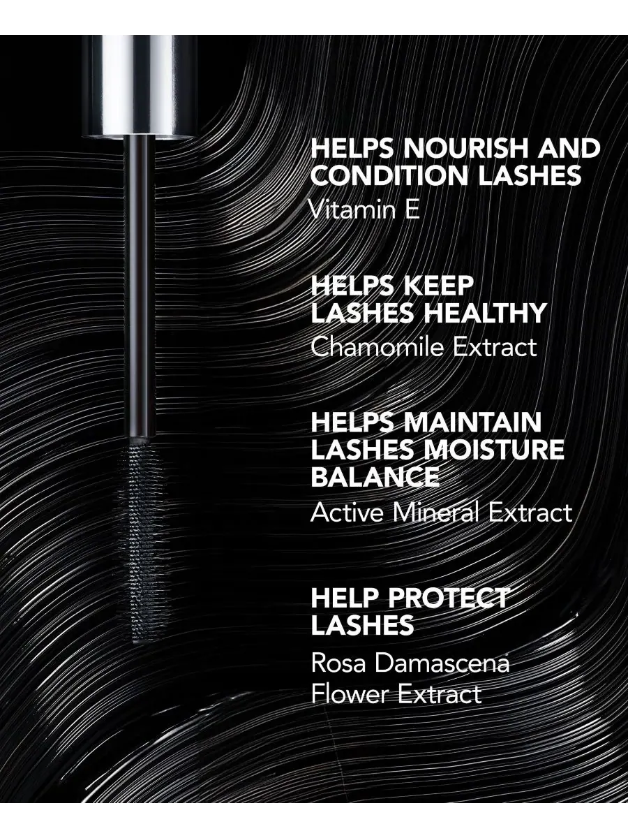 Водостойкая тушь для ресниц, придающая объем, 0,37 унции Buxom Cosmetics — изображение 5 из 9