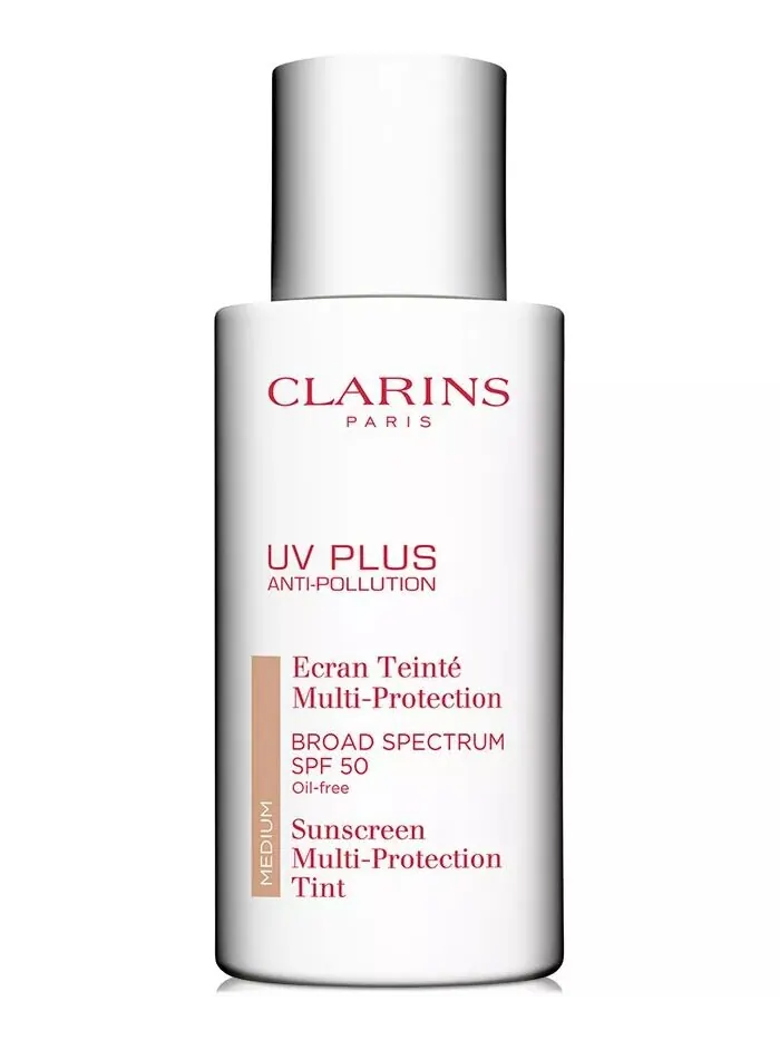 Солнцезащитный крем для лица UV Plus с защитой от загрязнений SPF 50 Clarins — изображение 1 из 5