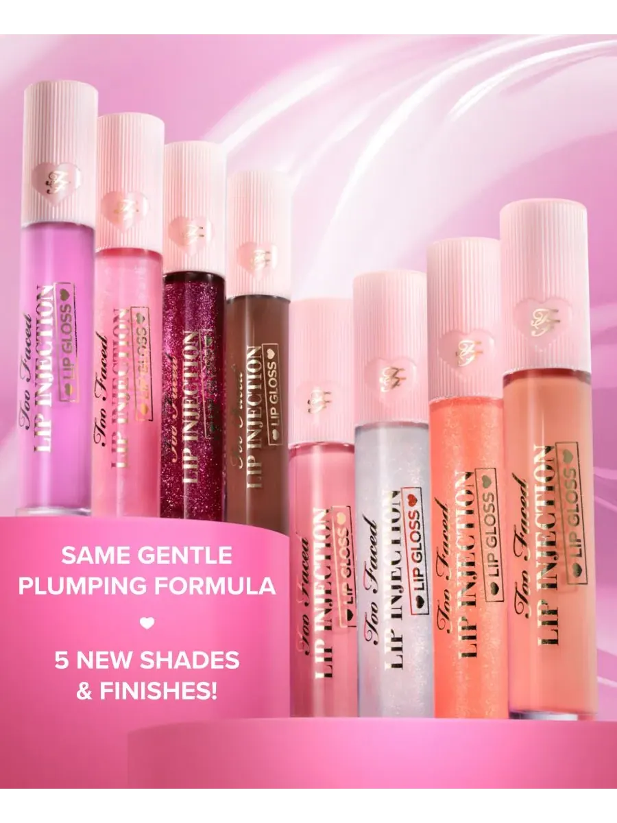 Блеск для губ Lip Injection, 0,22 унции Too Faced, Stars Are Aligned — изображение 8 из 10