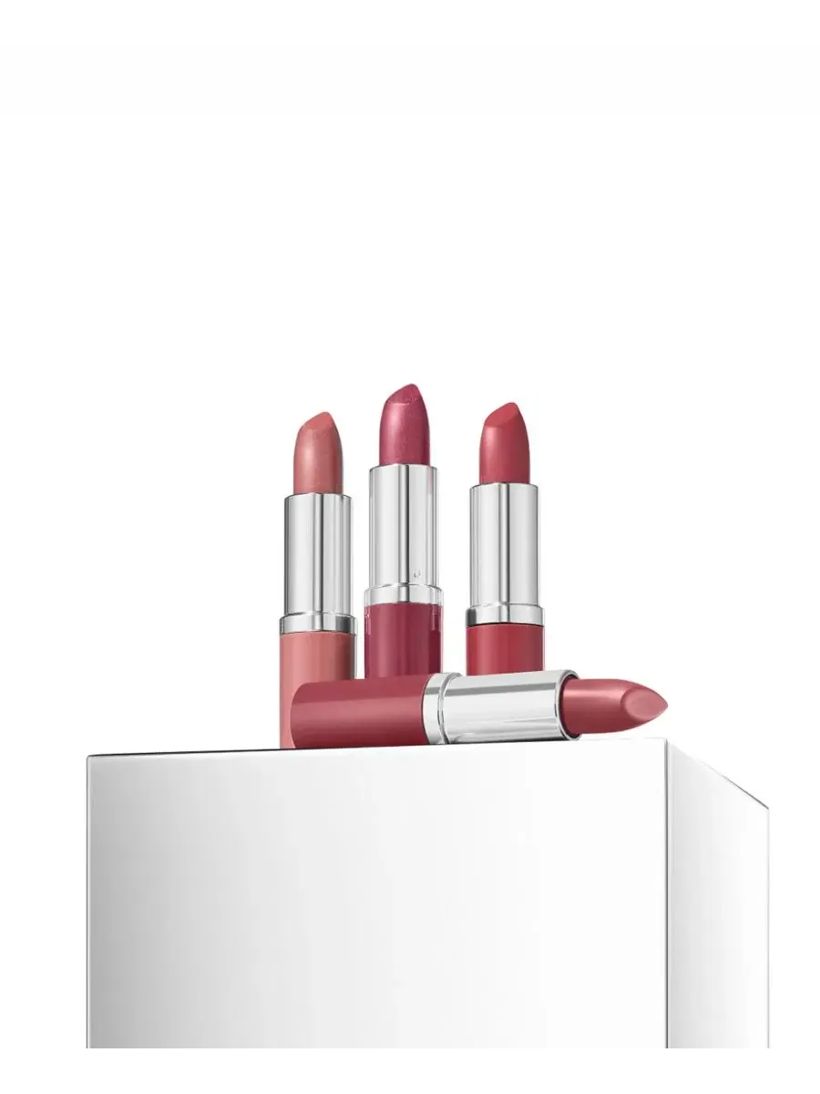 Набор помад 4 шт. с оттенками Cherry Pop, Punch Pop, Barely, Raspberry Glace Clinique — изображение 2 из 4