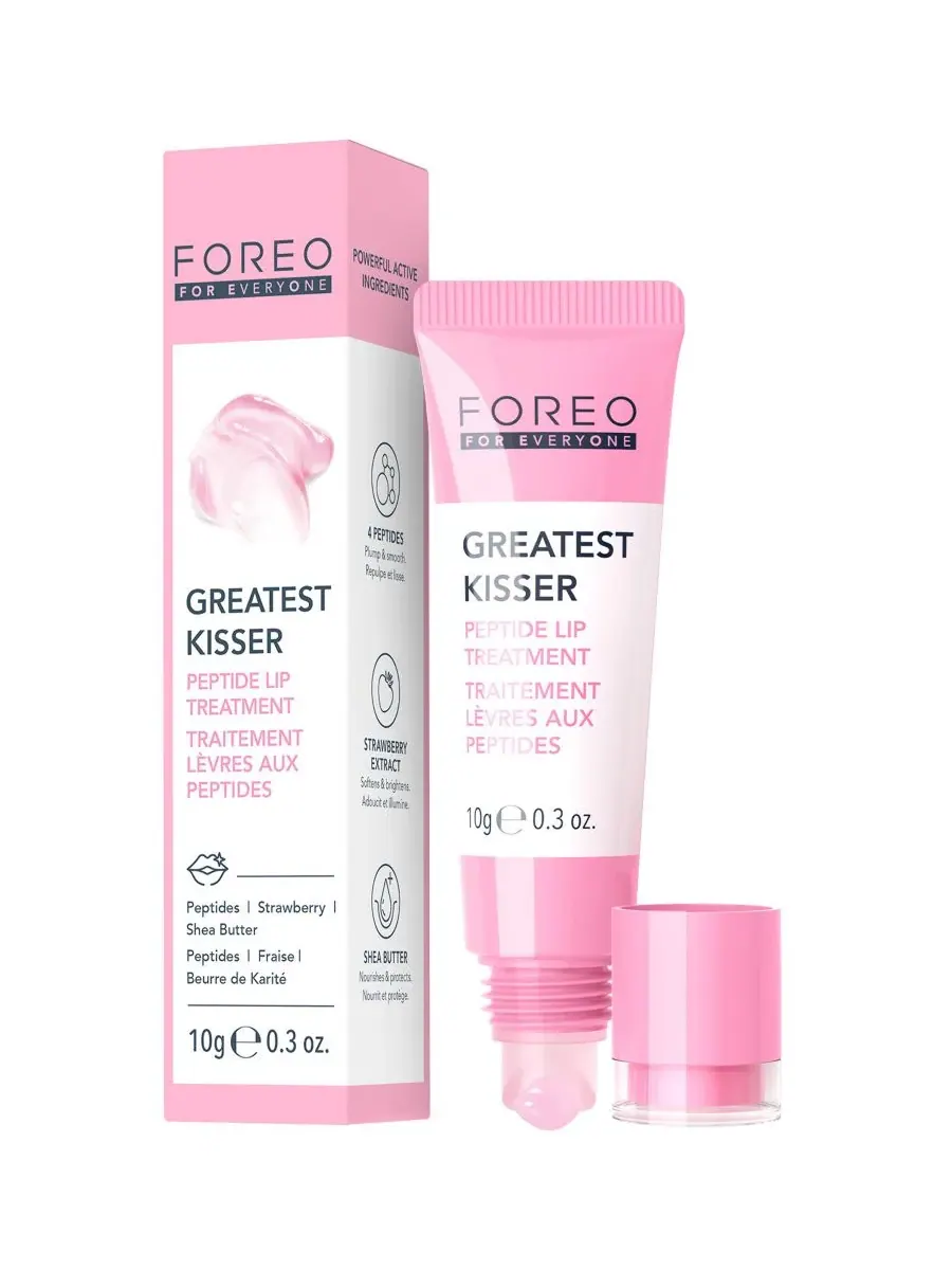 FOREO Бальзам для губ For EveryOne Greatest Kisser Peptide Lip Treatment, 0,3 унции — мульти