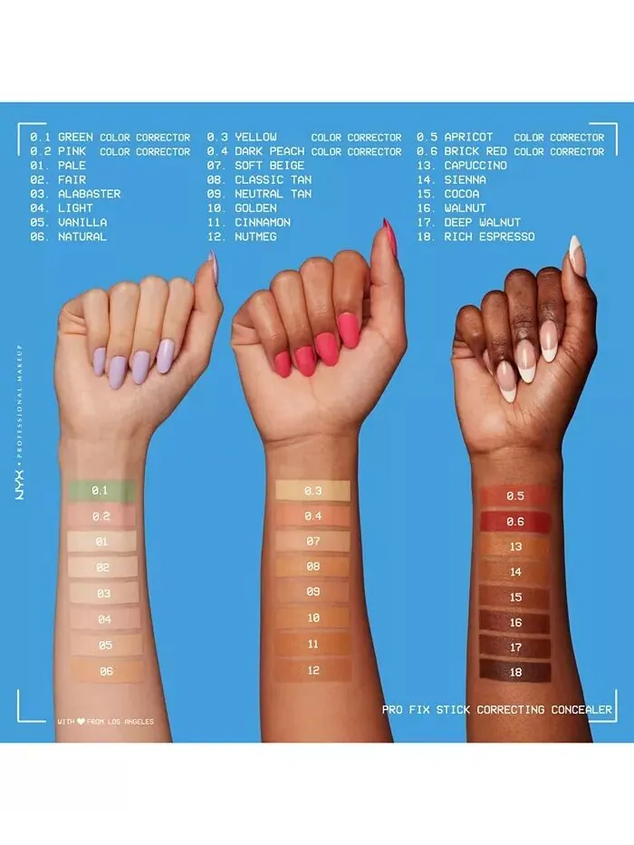 Корректирующий консилер Pro Fix Stick, 0,05 унции Nyx Professional Makeup, цвет Rich Espresso — изображение 6 из 10