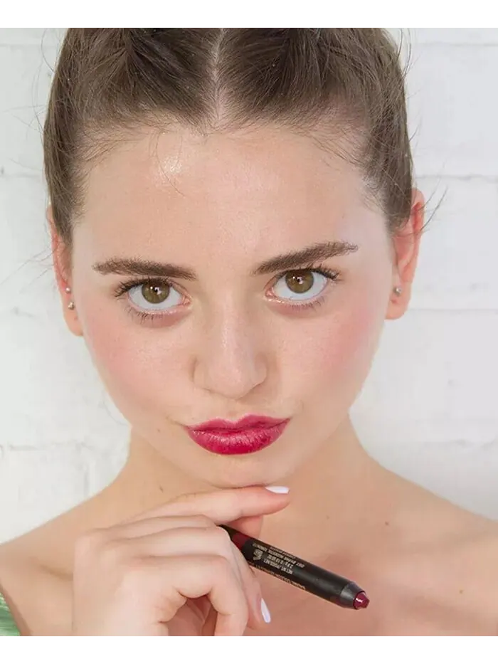 Гель-краска для губ + бальзам для щек Nudestix, цвет Wicked — изображение 3 из 8
