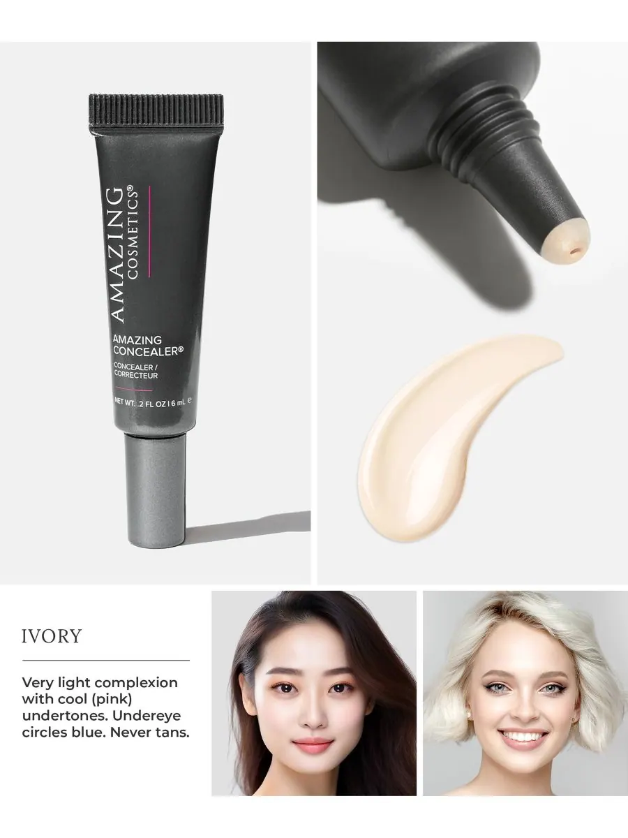 Консилер с полным покрытием, корректирующий цвет лица AMAZINGCOSMETICS — изображение 2 из 8