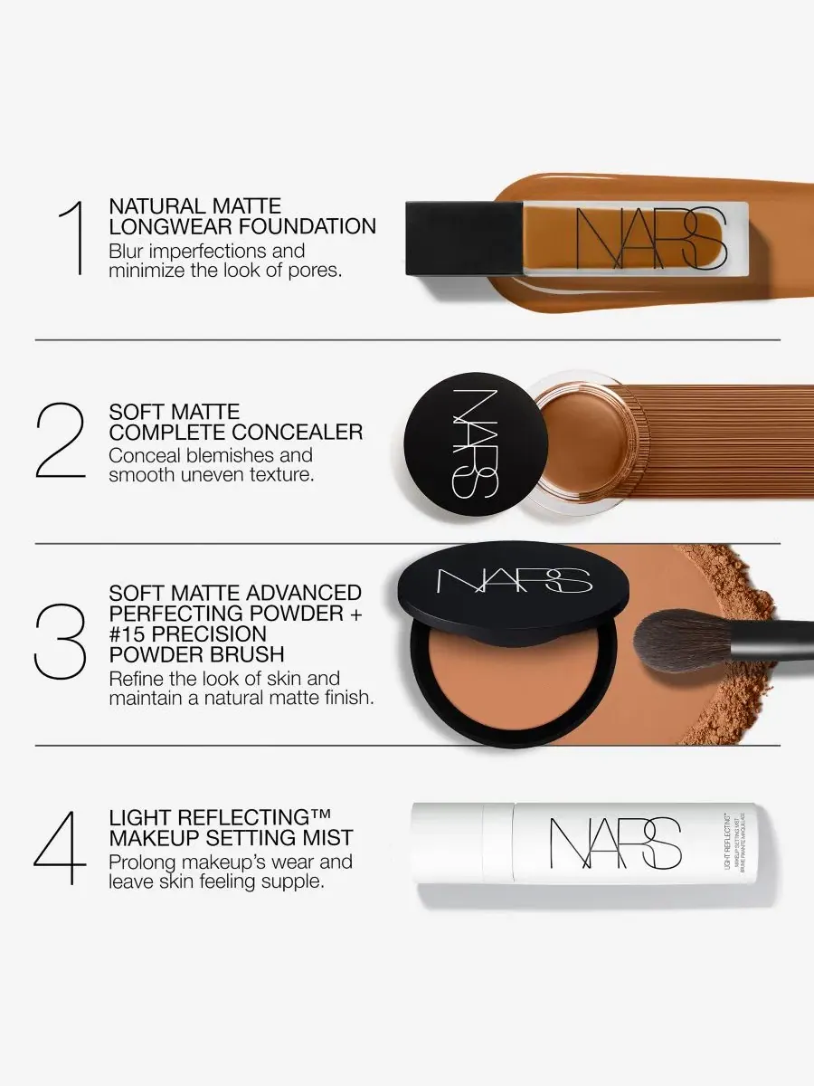 Натуральная матирующая стойкая тональная основа, 28 г Nars, stromboli — изображение 12 из 12