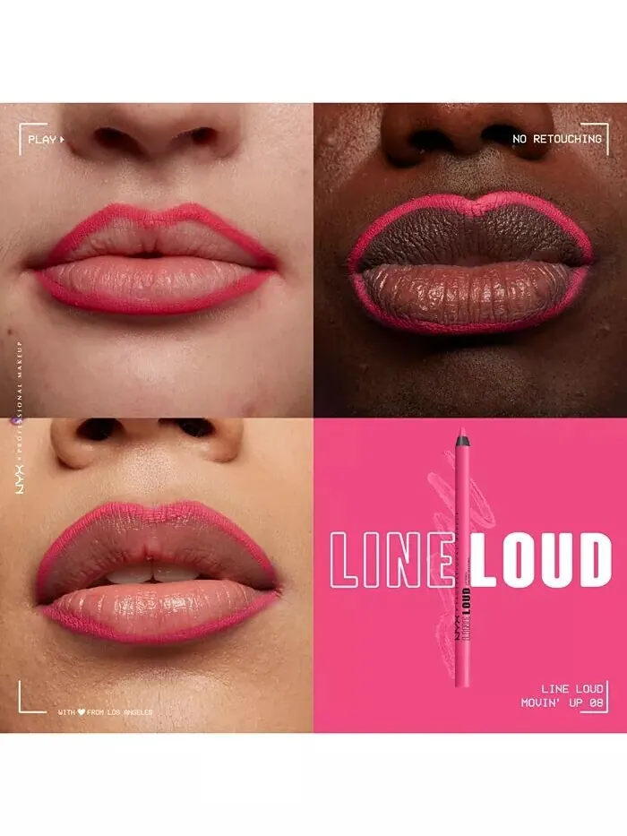 Карандаш для губ Line Loud Nyx Professional Makeup, цвет Movin Up — изображение 2 из 9