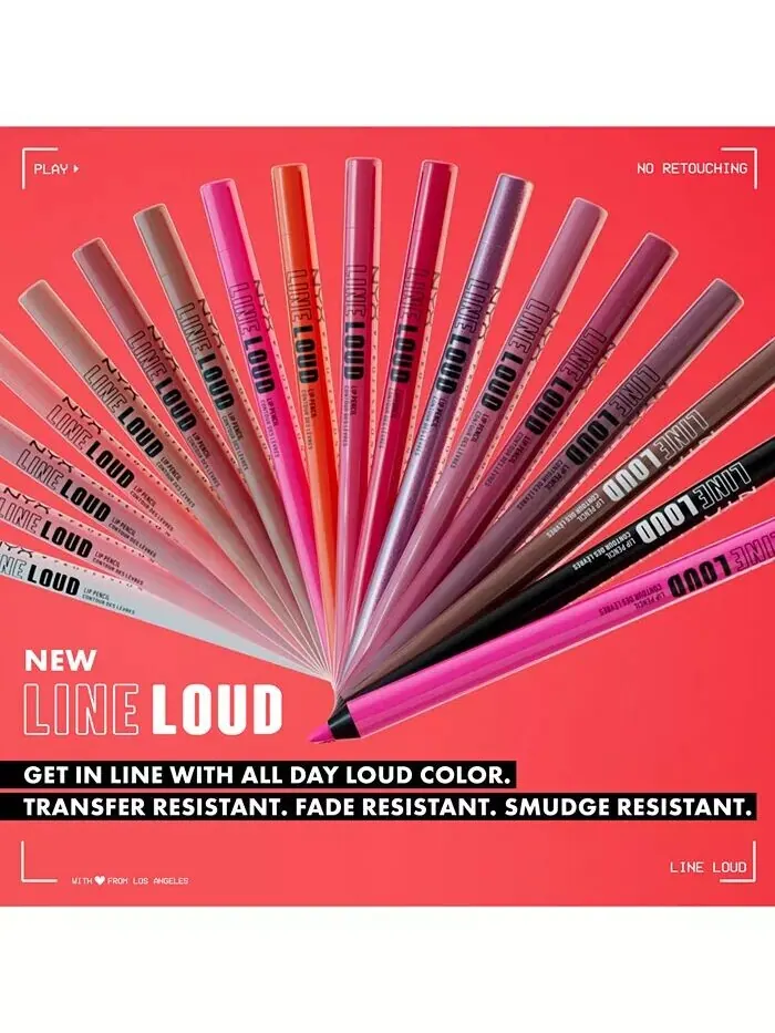 Карандаш для губ Line Loud Nyx Professional Makeup, цвет Born To Hustle — изображение 9 из 9