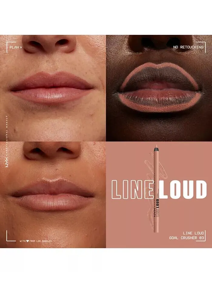 Карандаш для губ Line Loud Nyx Professional Makeup, цвет Goal Crusher — изображение 2 из 9