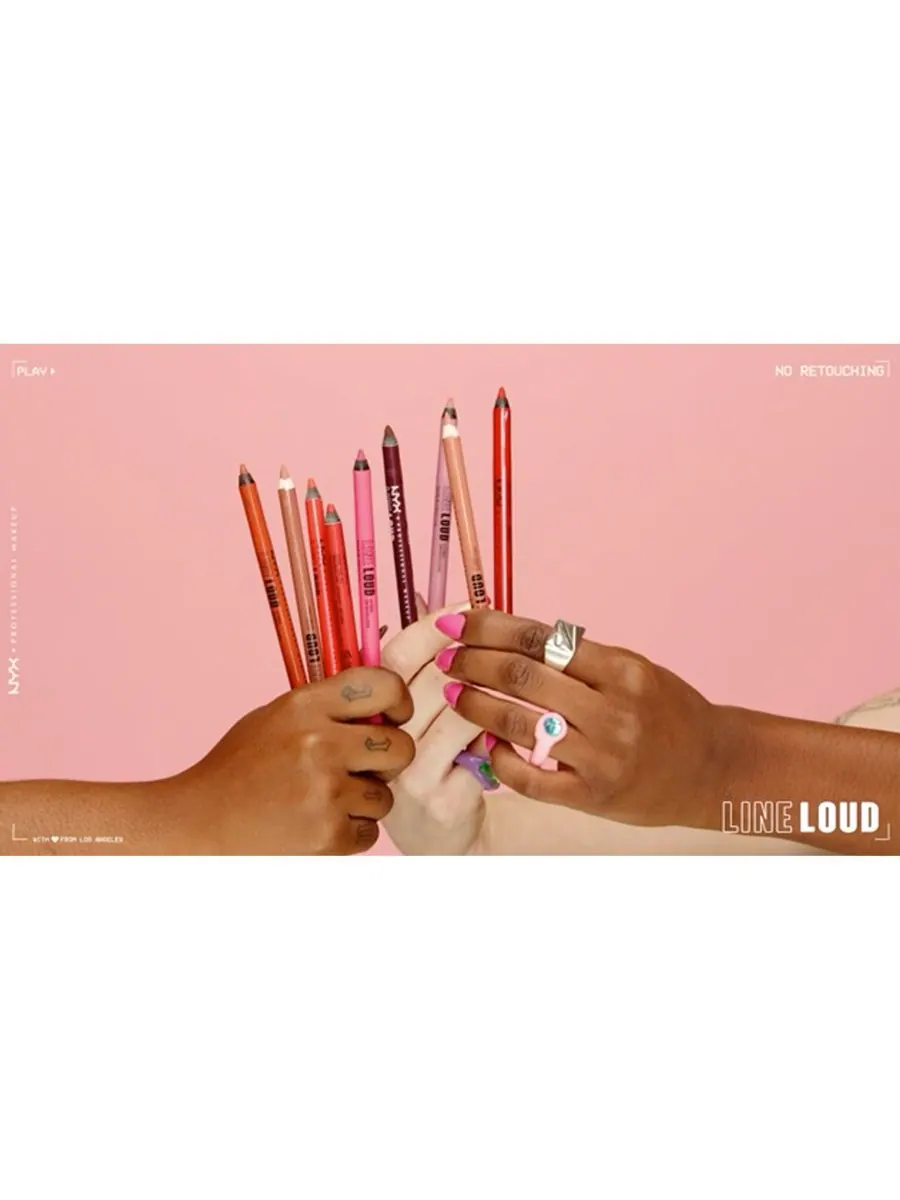 Карандаш для губ Line Loud NYX Professional Makeup, цвет daring damsel — изображение 8 из 9