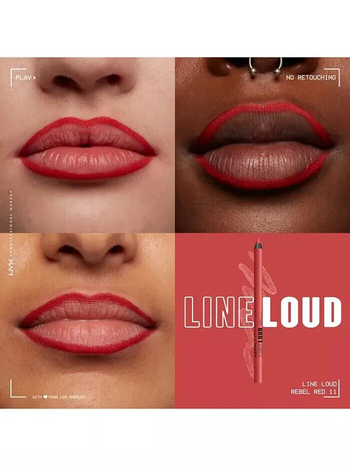 Карандаш для губ Line Loud Nyx Professional Makeup — изображение 2 из 9
