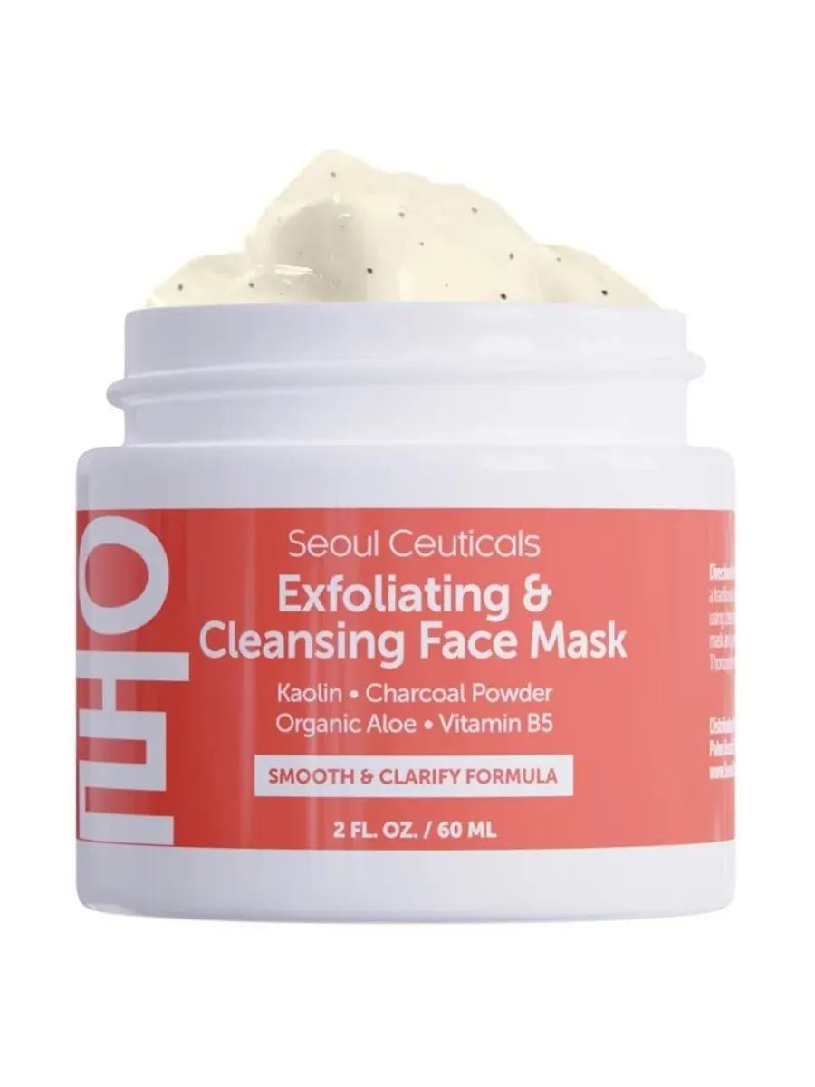 Маска для лица Seoul Ceuticals — Корейская отшелушивающая и очищающая K Beauty Skincare — мульти