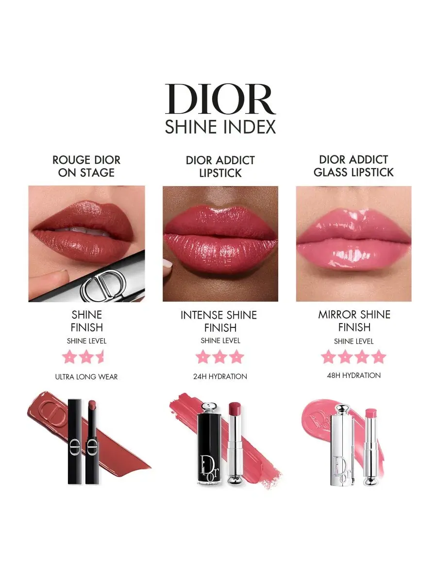 Помада-блеск для губ DIOR Addict Glass, 0.09 oz, 906 Talk My DIOR — изображение 12 из 15