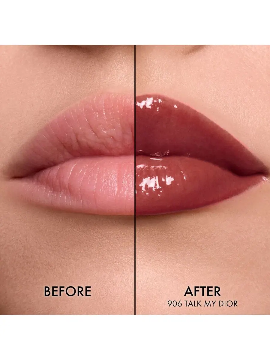 Помада-блеск для губ DIOR Addict Glass, 0.09 oz, 906 Talk My DIOR — изображение 5 из 15