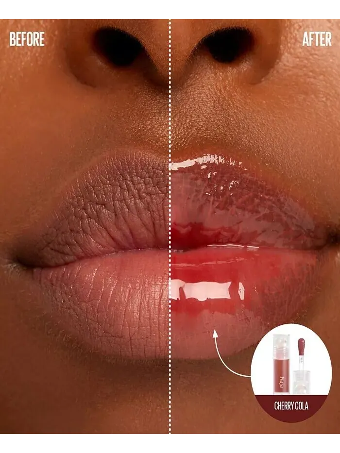 Масло для губ Juicy Glass, 0,13 унции Kaja, цвет Cherry Cola — изображение 3 из 10