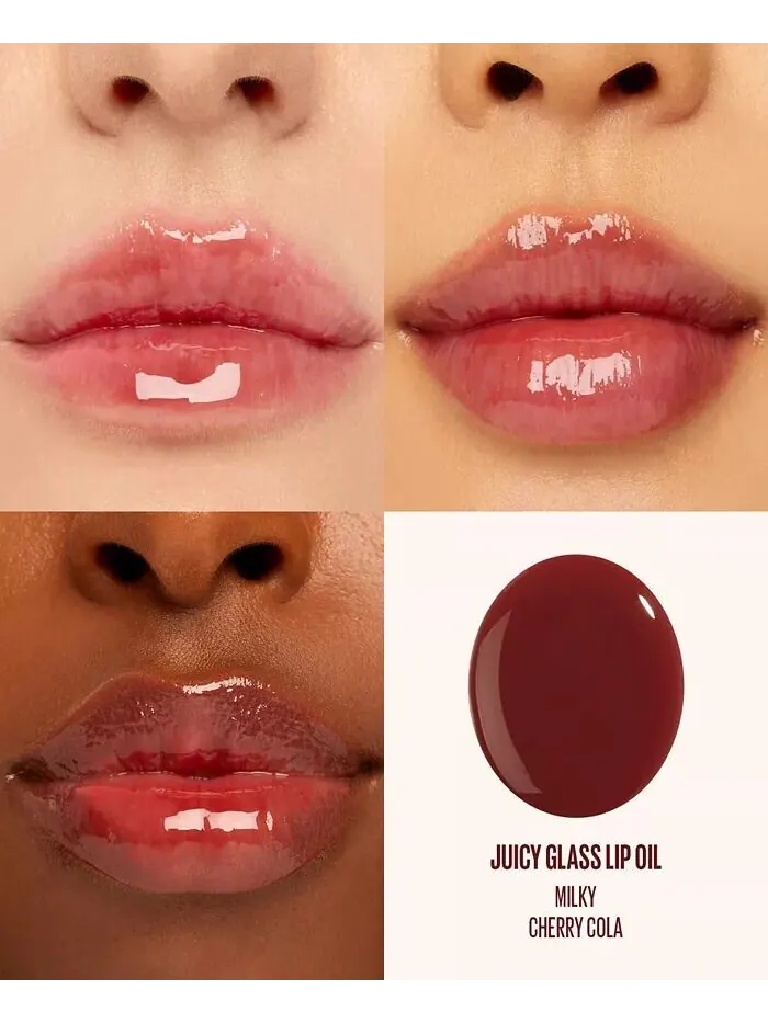 Масло для губ Juicy Glass, 0,13 унции Kaja, цвет Cherry Cola — изображение 5 из 10