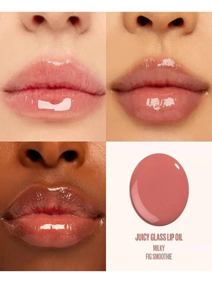 Масло для губ Juicy Glass, 0,13 унции Kaja, цвет Fig Smoothie — изображение 5 из 10