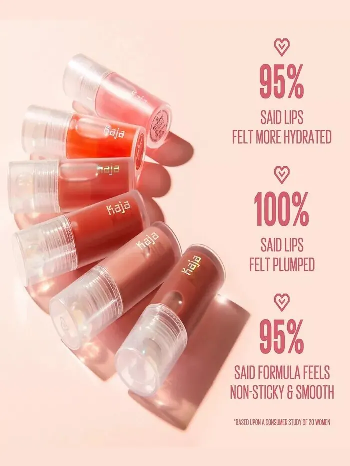 Масло для губ Juicy Glass, 0,13 унции Kaja, цвет Fig Smoothie — изображение 7 из 10