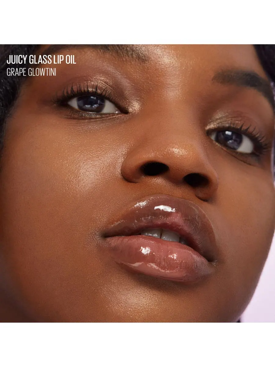 Масло для губ Juicy Glass, 0,13 унции Kaja, цвет grape glowtini — изображение 5 из 10