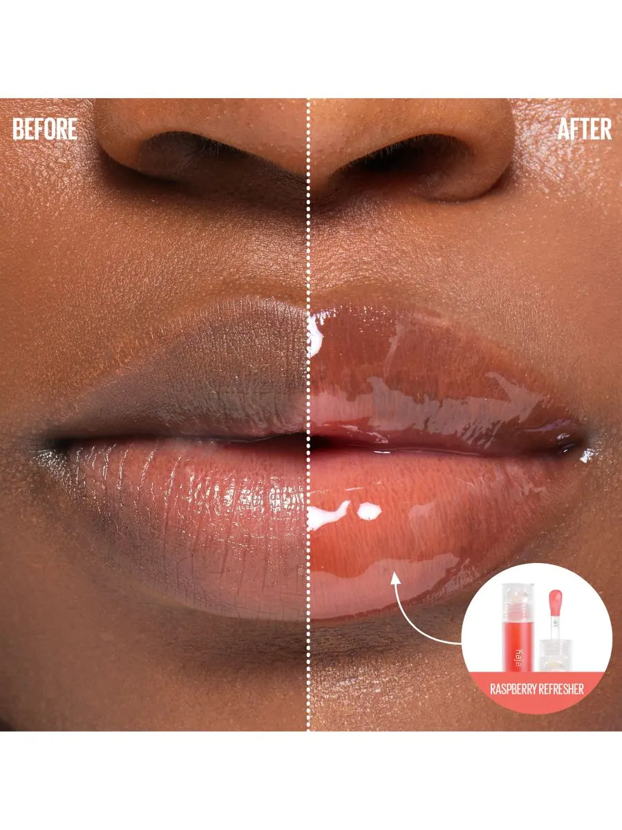 Масло для губ Juicy Glass, 0,13 унции Kaja, цвет raspberry refresher — изображение 3 из 10