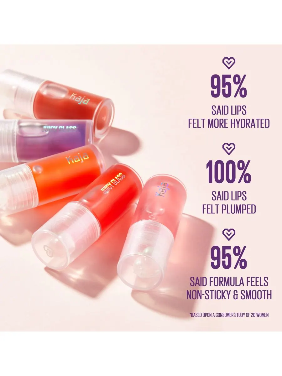 Масло для губ Juicy Glass, 0,13 унции Kaja, цвет raspberry refresher — изображение 8 из 10
