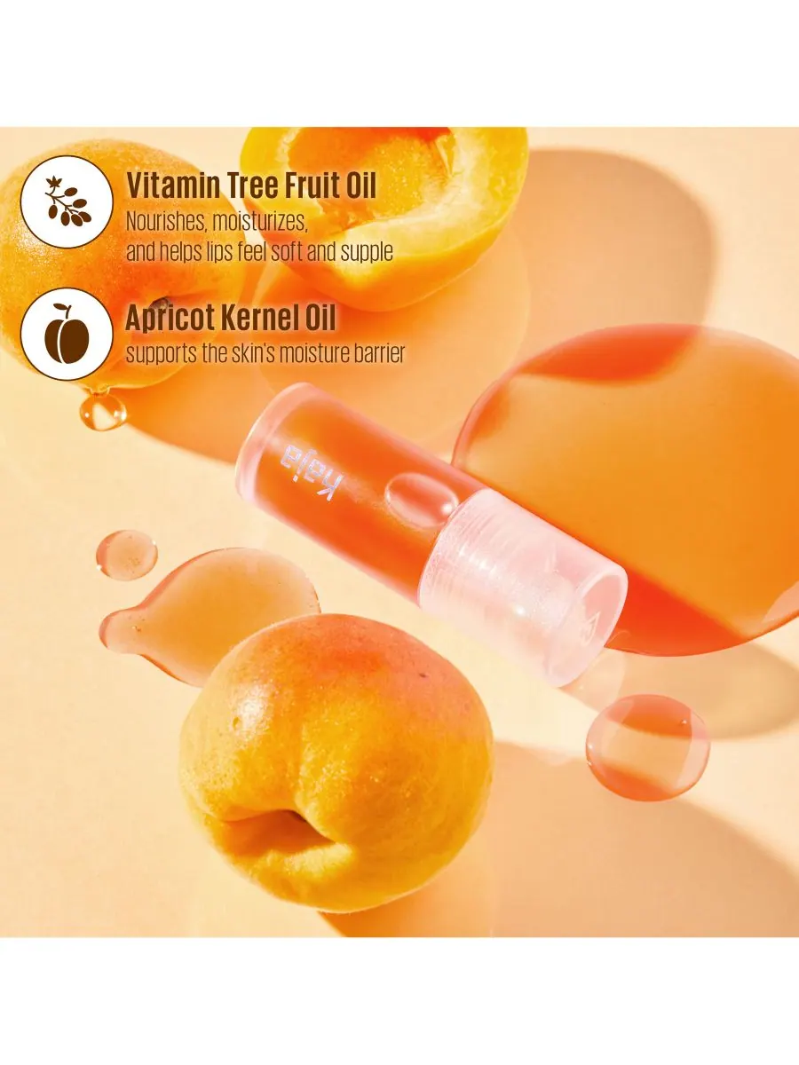 Масло для губ Juicy Glass, 0,13 унции Kaja, цвет apricot allure — изображение 7 из 10