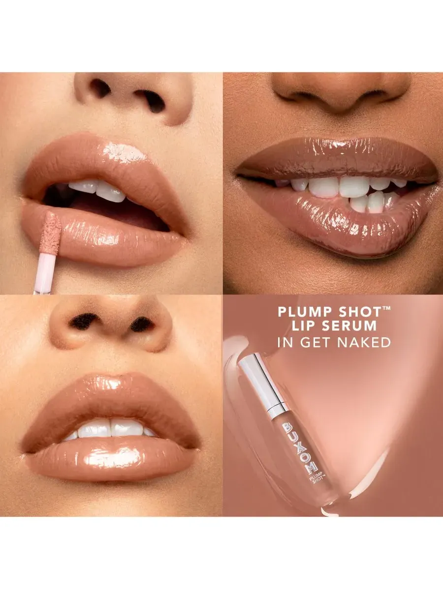 Сыворотка для губ Plump Shot, 0,14 унции Buxom Cosmetics, Get Naked — изображение 3 из 8