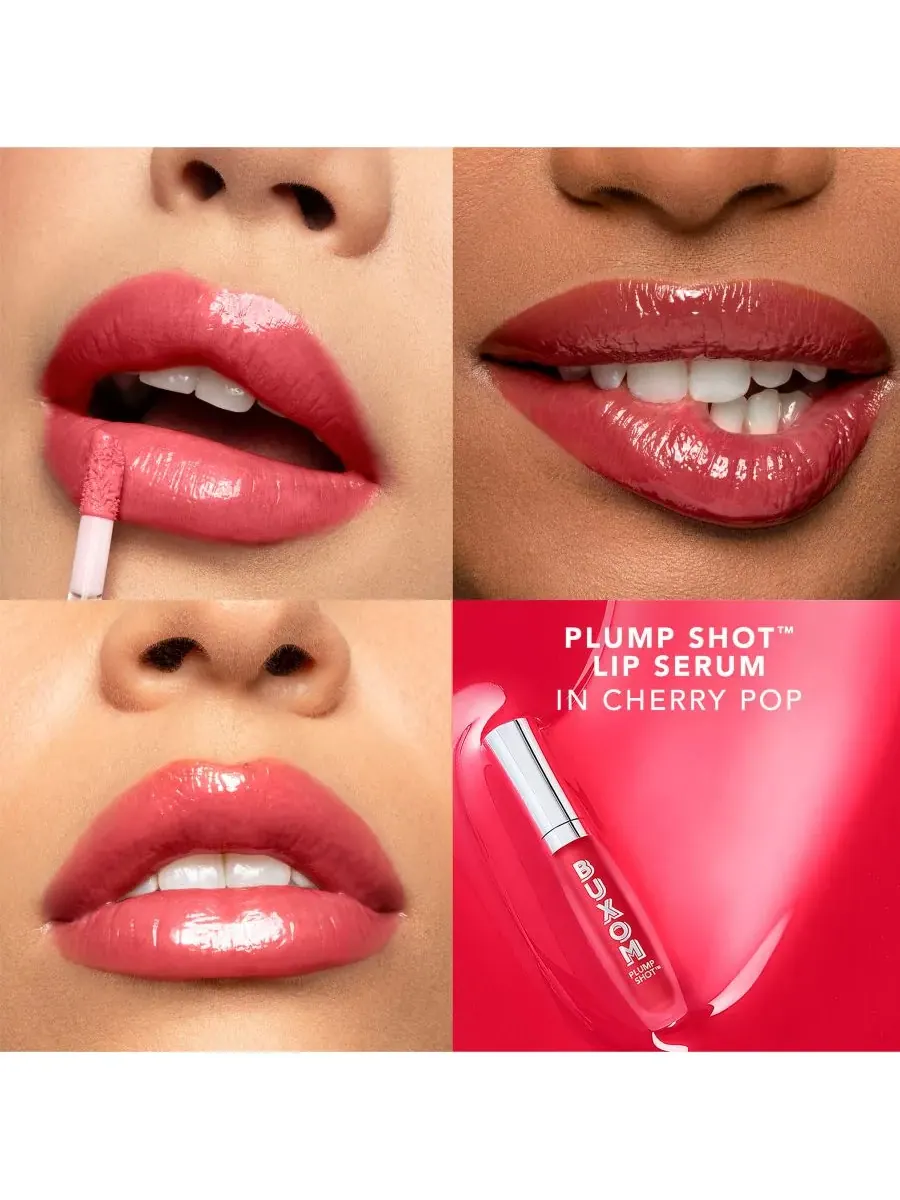 Сыворотка для губ Plump Shot, 0,14 унции Buxom Cosmetics, Cherry Pop — изображение 3 из 8