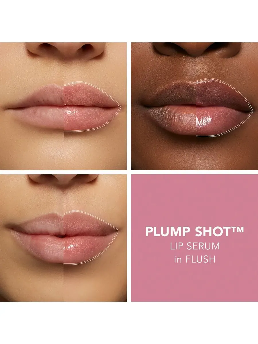 Сыворотка для губ Plump Shot, 0,14 унции Buxom Cosmetics, Flush — изображение 3 из 8