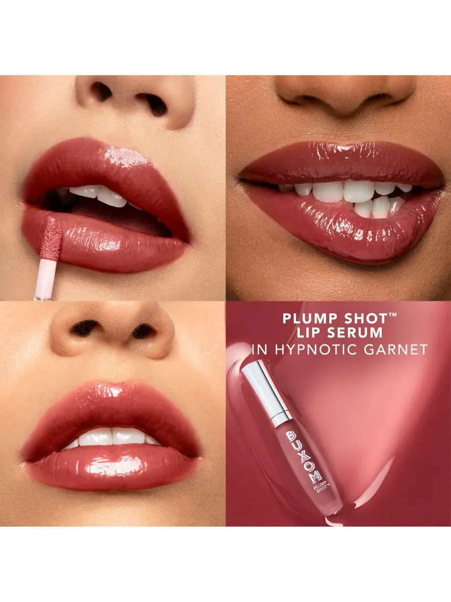 Сыворотка для губ Plump Shot, 0,14 унции Buxom Cosmetics, Hypnotic Garnet — изображение 3 из 8