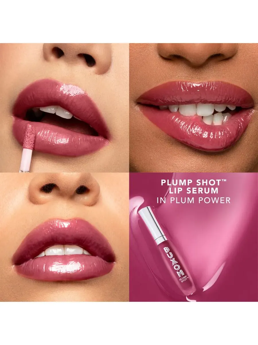 Сыворотка для губ Plump Shot, 0,14 унции Buxom Cosmetics, Plum Power — изображение 3 из 8