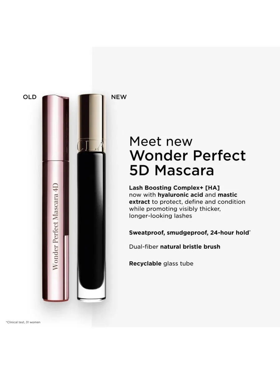 Тушь для ресниц Wonder Perfect 5D, 5,7 мл Clarins — изображение 2 из 10