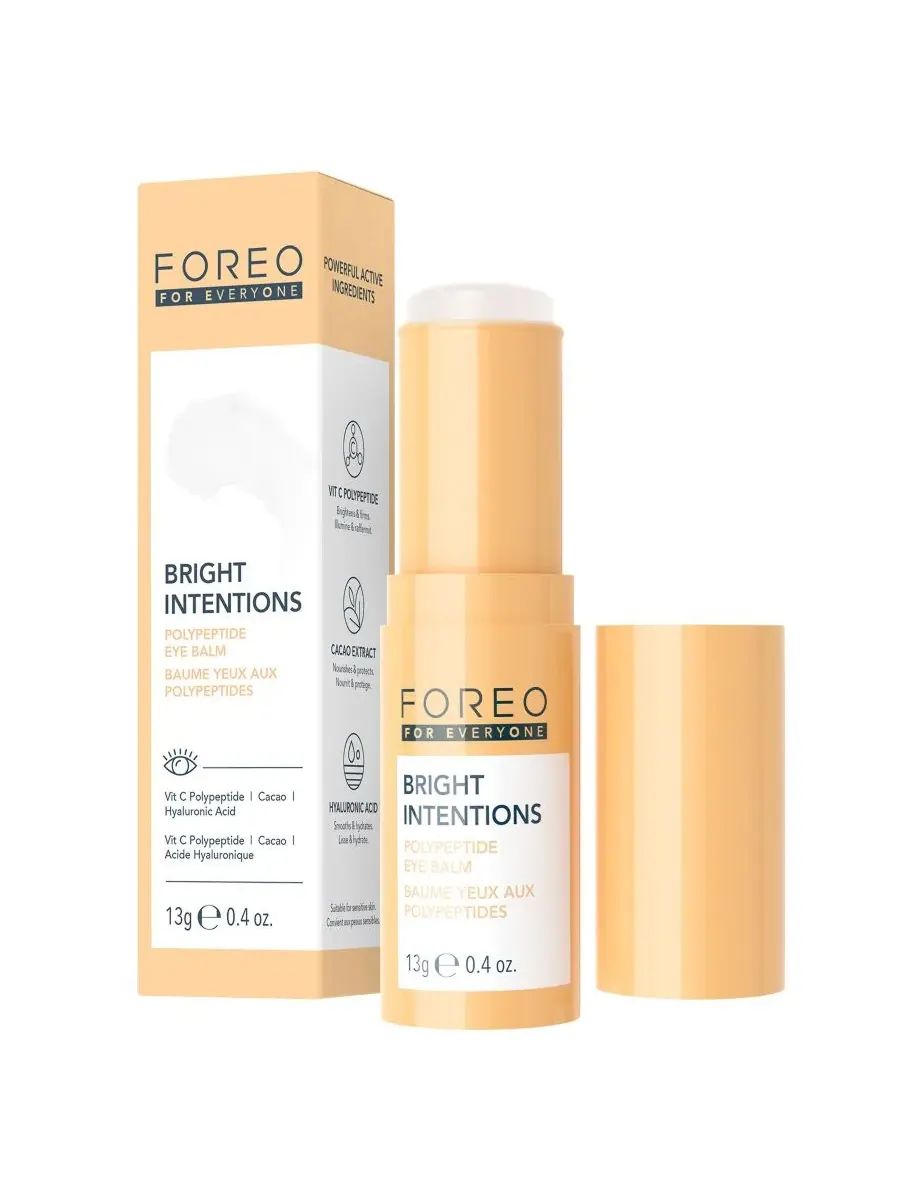 FOREO Бальзам для глаз For EveryOne Bright Intentions Polypeptide Eye Balm, 0,4 унции — мульти