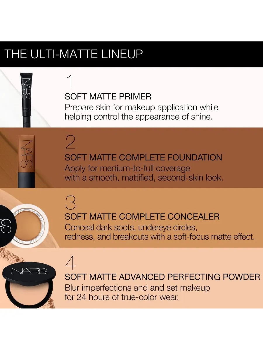 Мягкая матирующая пудра для совершенствования фигуры Soft Matte Advanced Perfecting Powder NARS — изображение 7 из 9