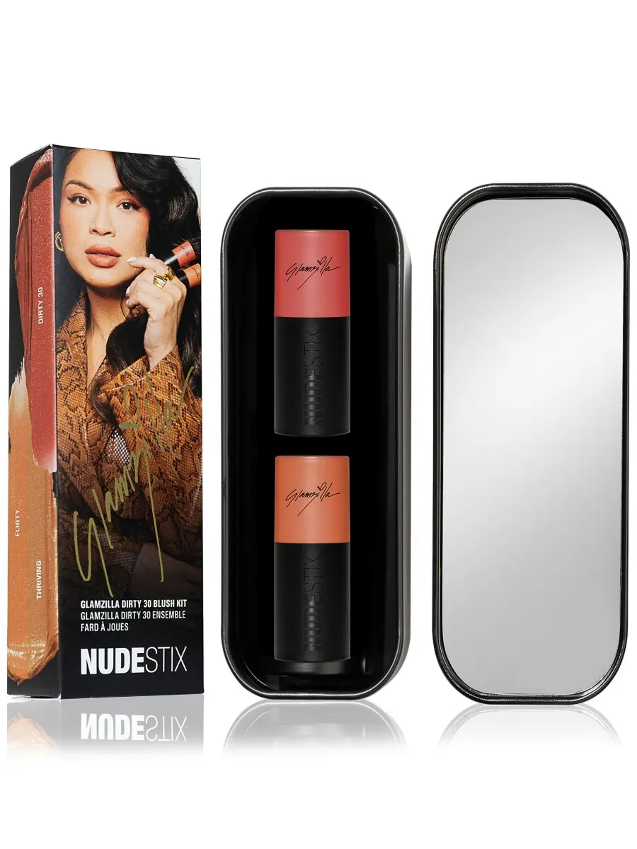 Набор румян Glamzilla Dirty 30 из 2 предметов NUDESTIX — изображение 8 из 10