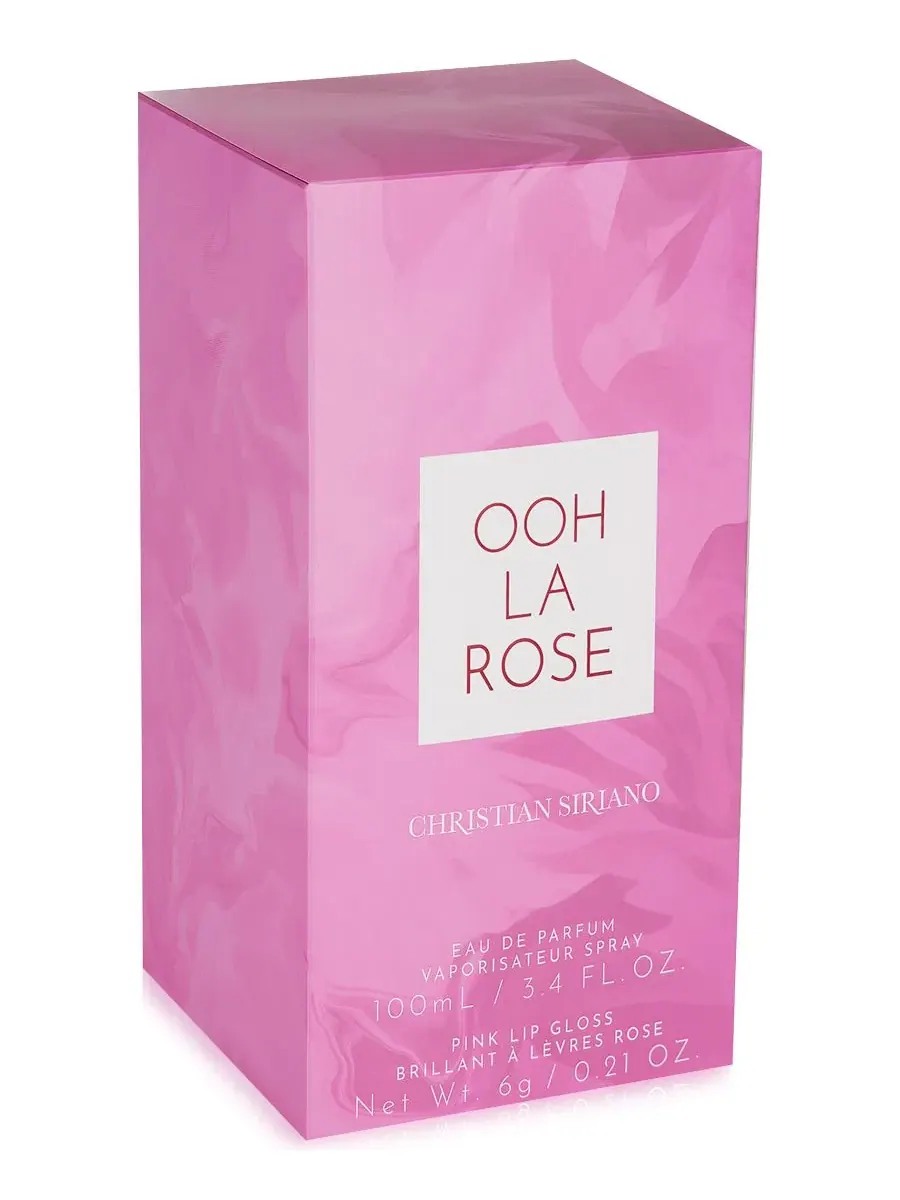 Набор парфюмерной воды и блеска для губ Ooh La Rose Christian Siriano, 100 мл — изображение 2 из 7
