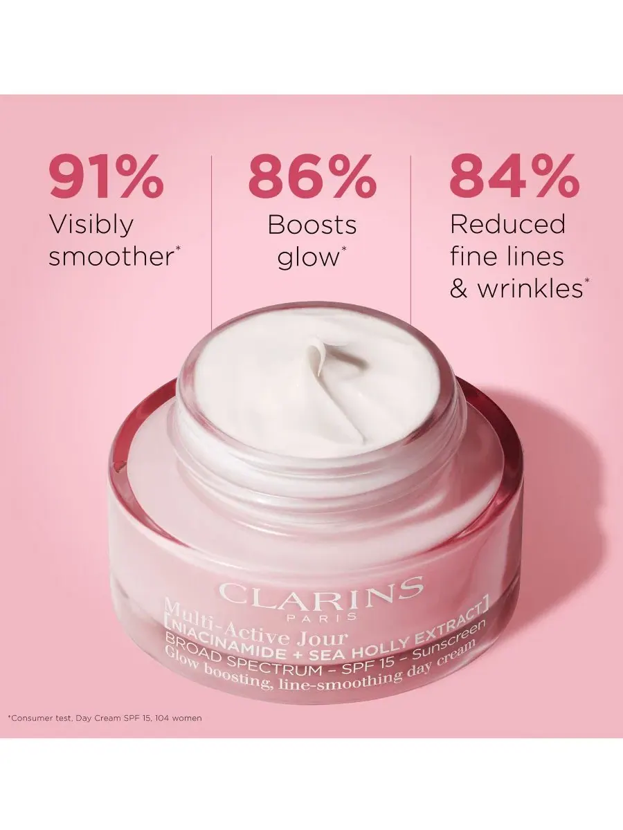 Сыворотка Clarins — Многофункциональный дневной увлажняющий с SPF 15 для сужения пор и придания — изображение 2 из 11