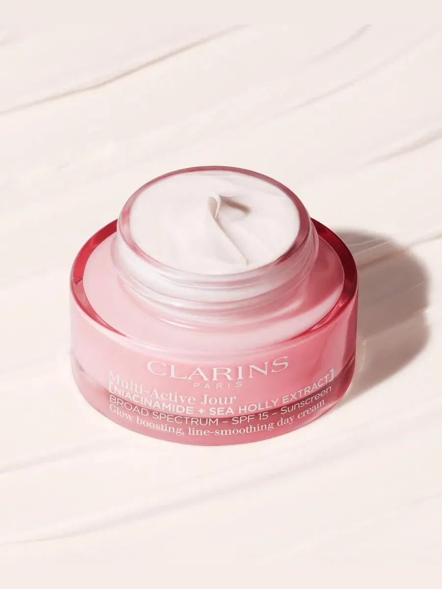Сыворотка Clarins — Многофункциональный дневной увлажняющий с SPF 15 для сужения пор и придания — изображение 4 из 11