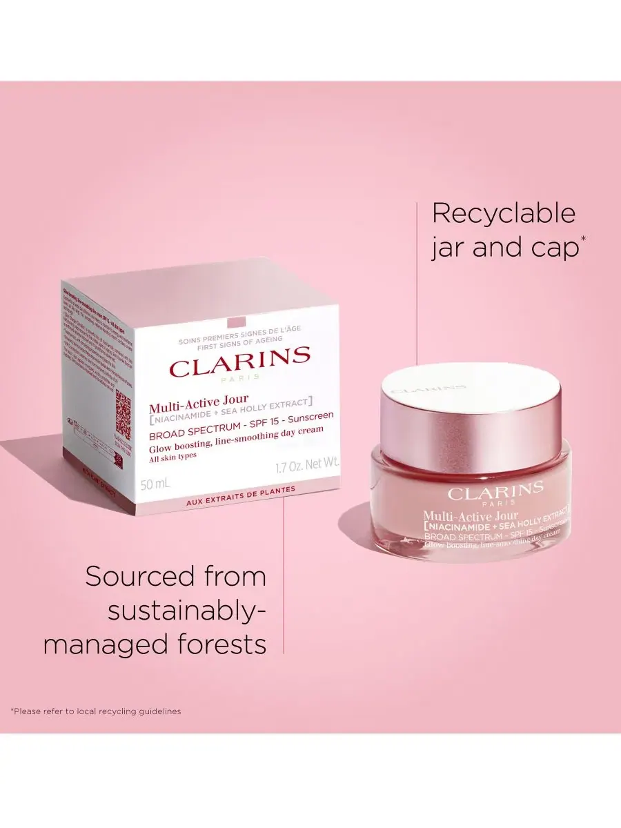 Сыворотка Clarins — Многофункциональный дневной увлажняющий с SPF 15 для сужения пор и придания — изображение 9 из 11